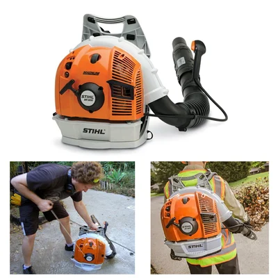 Stihl BR-600, 64.8-cc Petrol Operated Powerful Backpack Leaf Blower